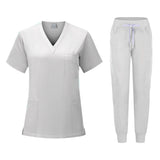 Quick-drying Stretch Hand Washing Suit Doctor Short Sleeve Overalls