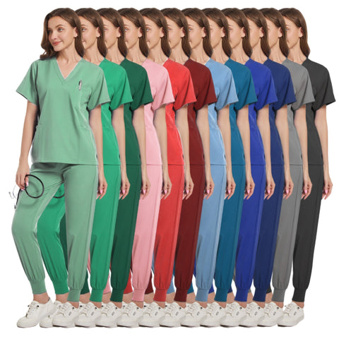 Operating Room Operating Gown Short Sleeve Doctor Elastic Scrub Suit