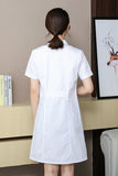 White Coat Long Sleeve Female Male Beauty Doctor Nurse Work Clothes