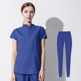 Elastic Female Brush Hand Suit Doctor Nurse Oral Work Suit