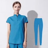 Elastic Female Brush Hand Suit Doctor Nurse Oral Work Suit